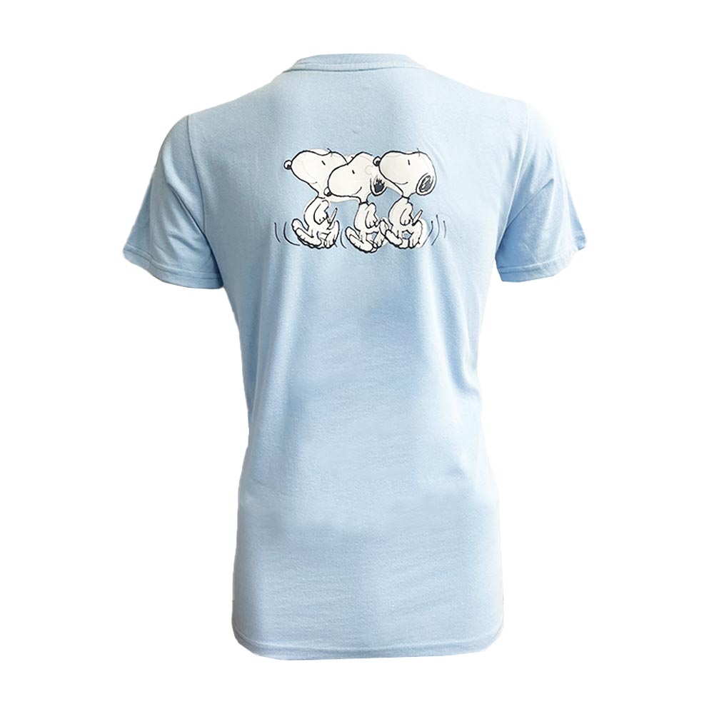 Playera Casual Peanuts TEC Celeste, Hombre