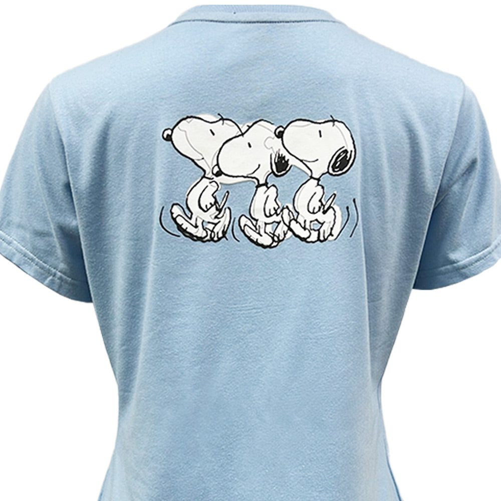 Playera Casual Peanuts TEC Celeste, CF