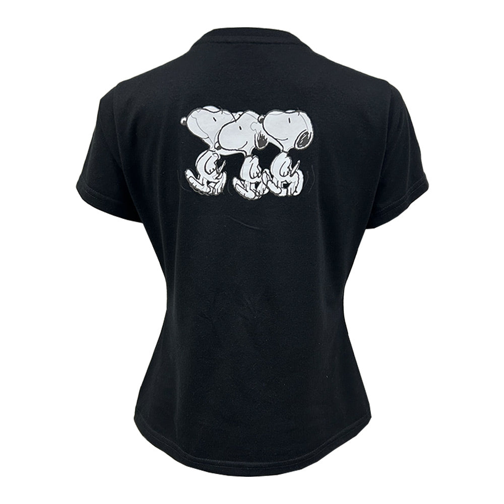 Playera Casual Peanuts TEC Negro, CF