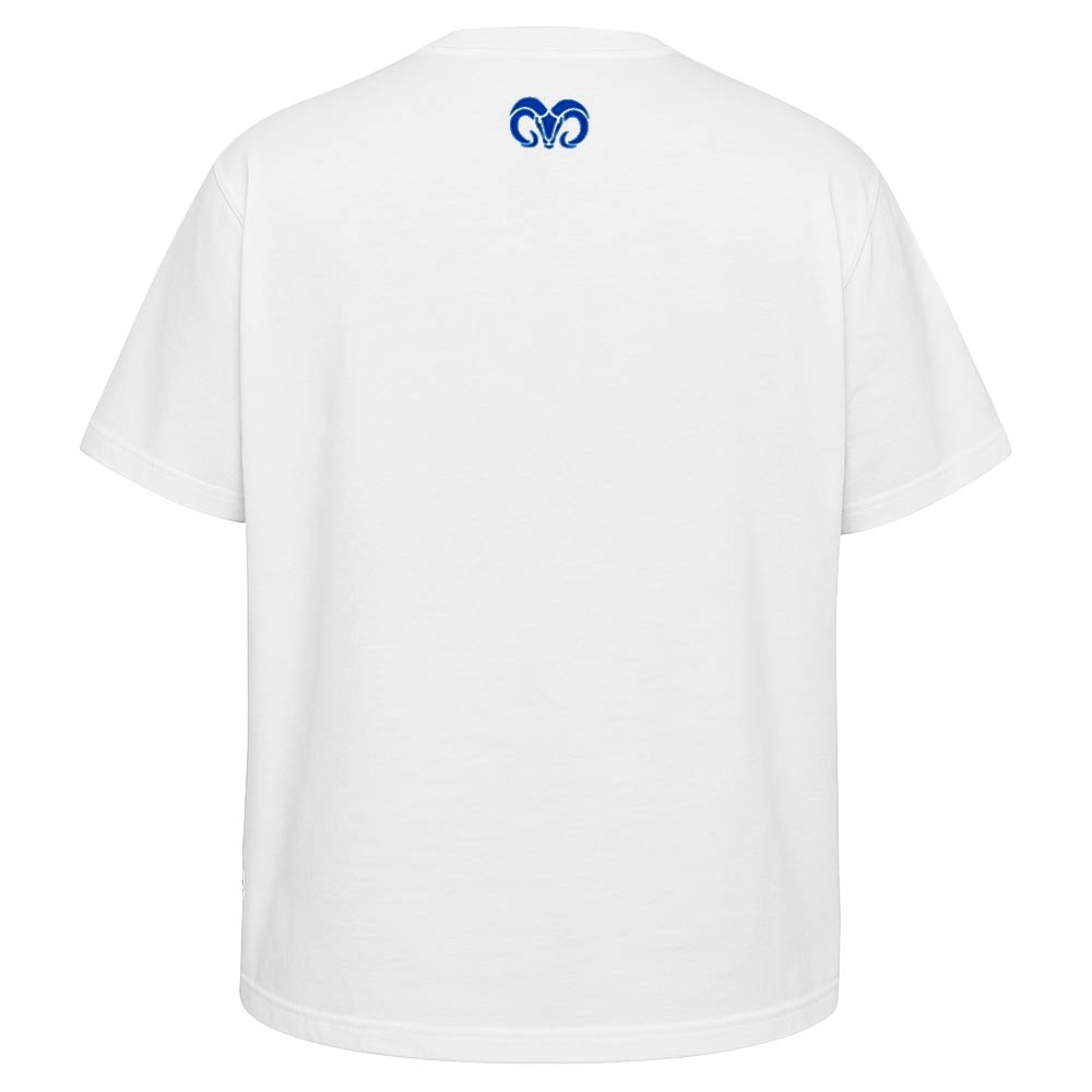 Playera Casual Oversize FW25 BORREGOS Blanco, Unisex