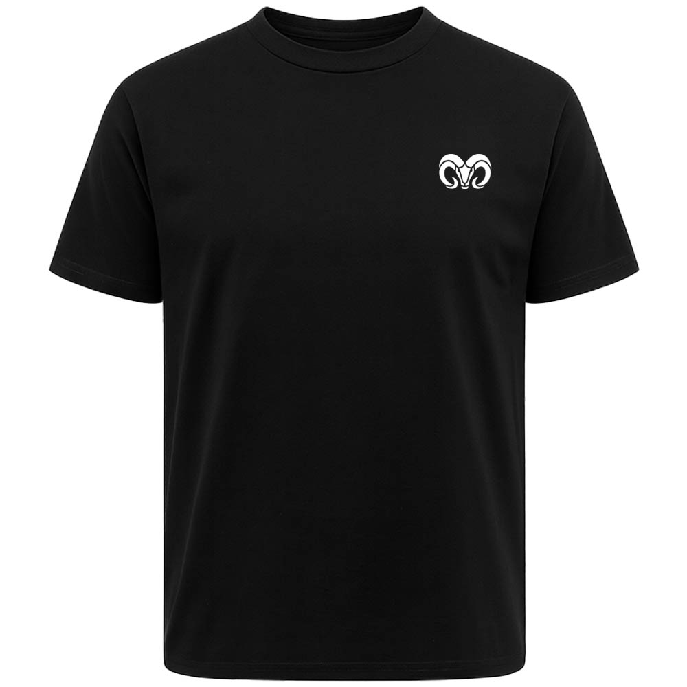 Playera Casual Oversize FW25 BORREGOS Negro, Unisex