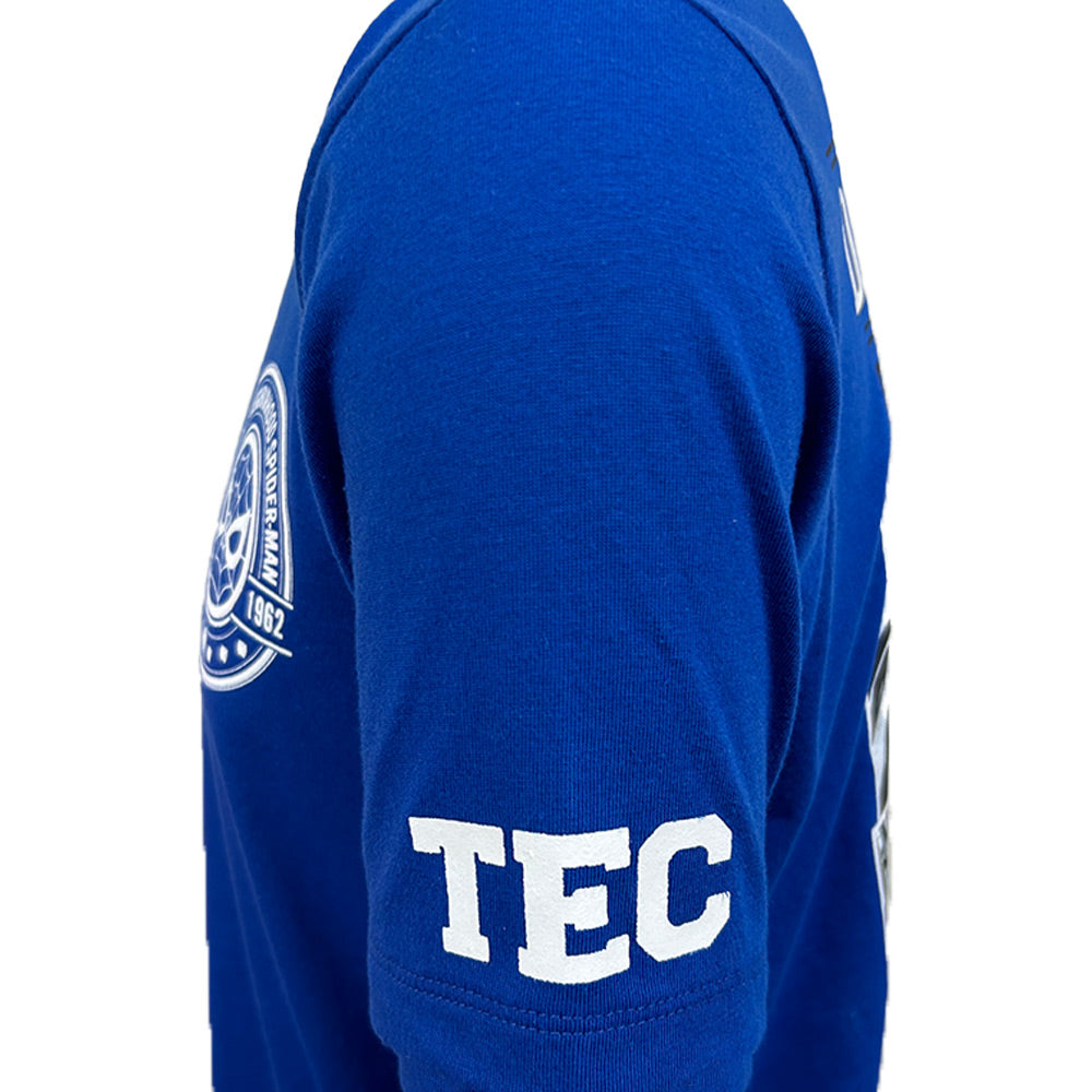 Playera Casual Marvel Spiderman TEC Azul, unisex
