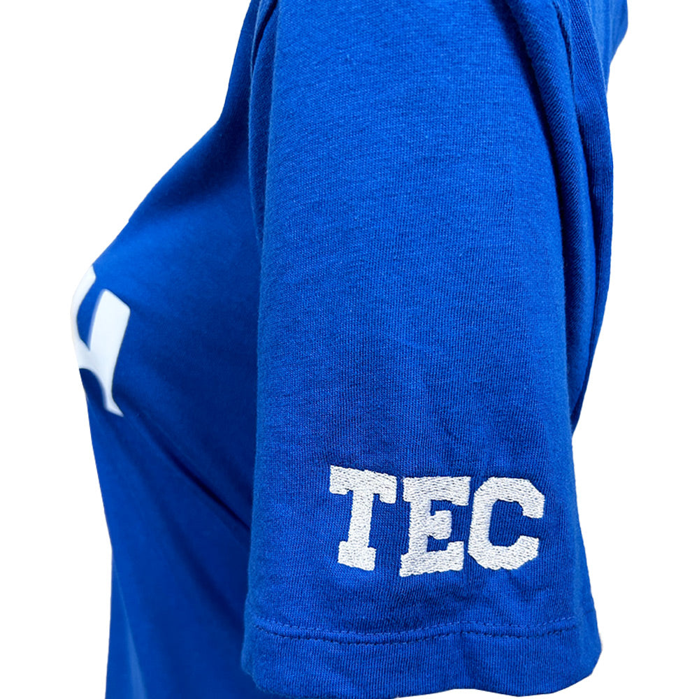 Playera Casual Disney Stitch TEC Mujer Azul