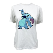 Playera Casual Disney Stitch TEC Mujer Blanco