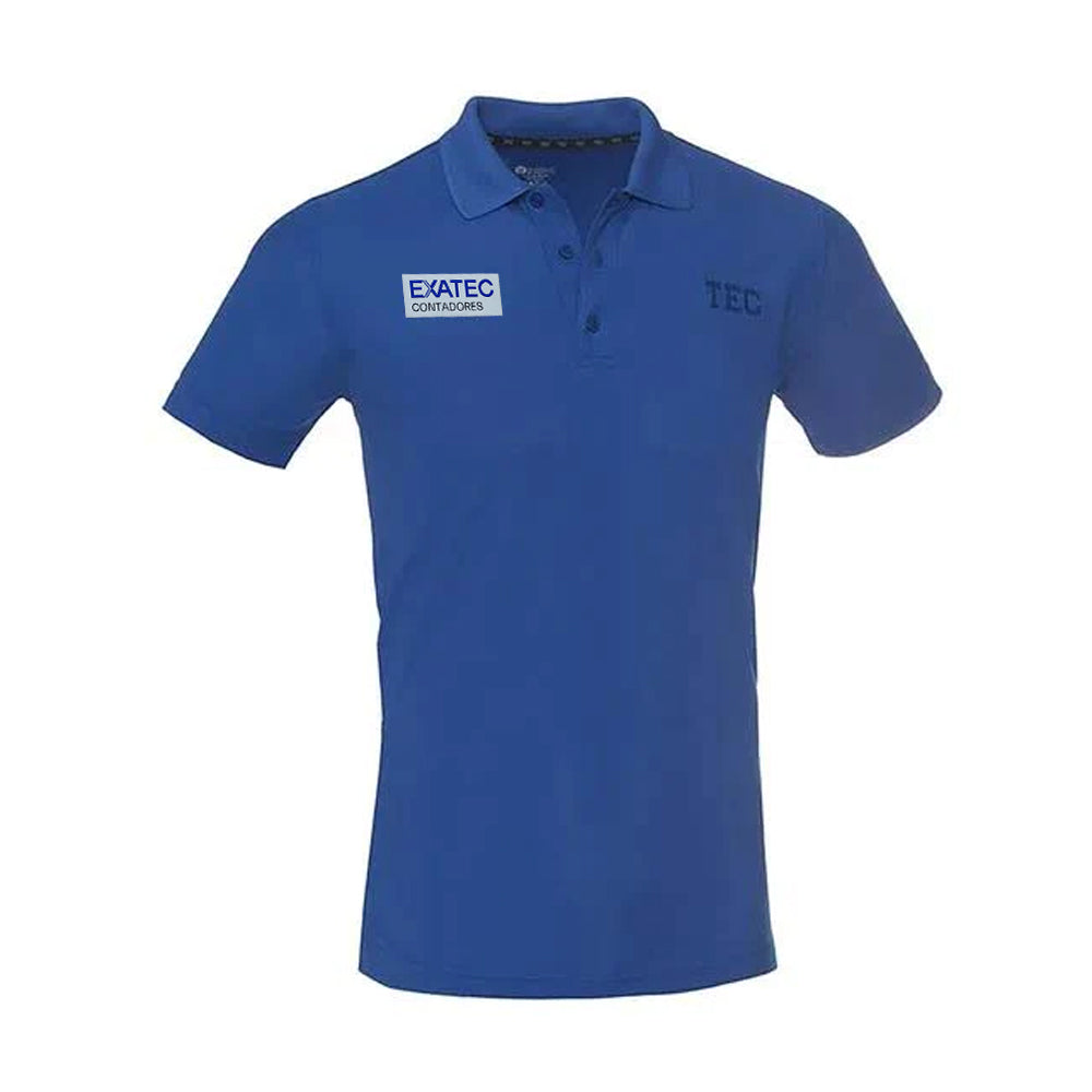 Polo Hombre TEC azul EXATEC Contadores