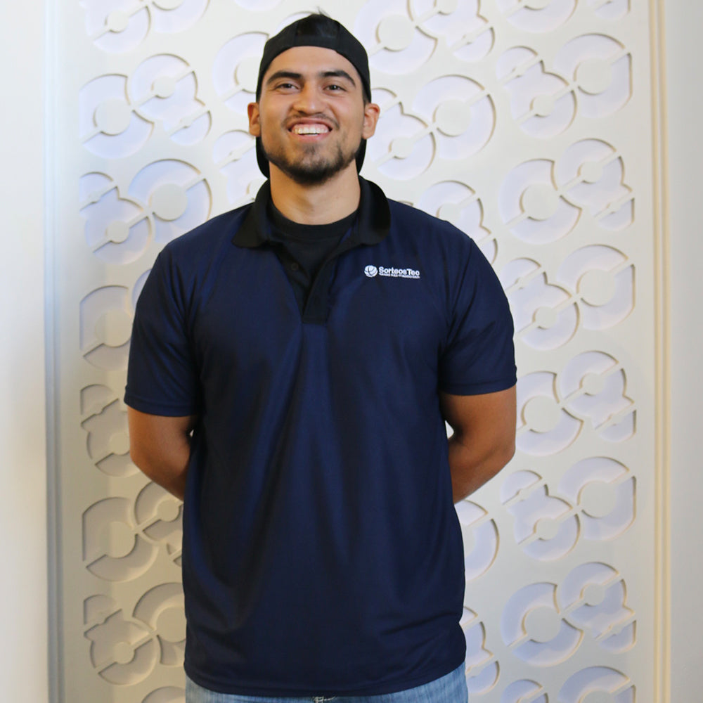 Playera Polo Sorteos Tec Azul Marino