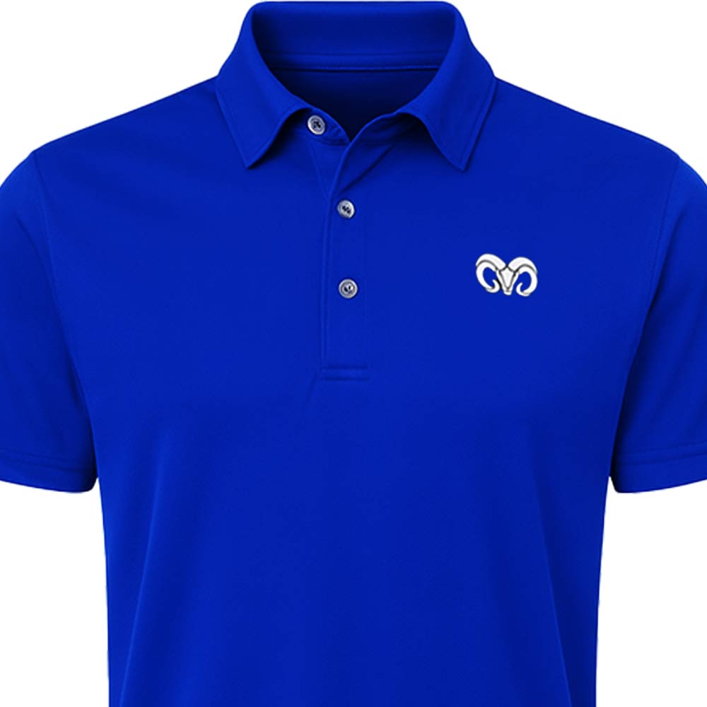 Playera Polo Deportiva BORREGOS Hombre, Azul