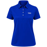 Playera Polo Deportiva TEC Mujer, Azul