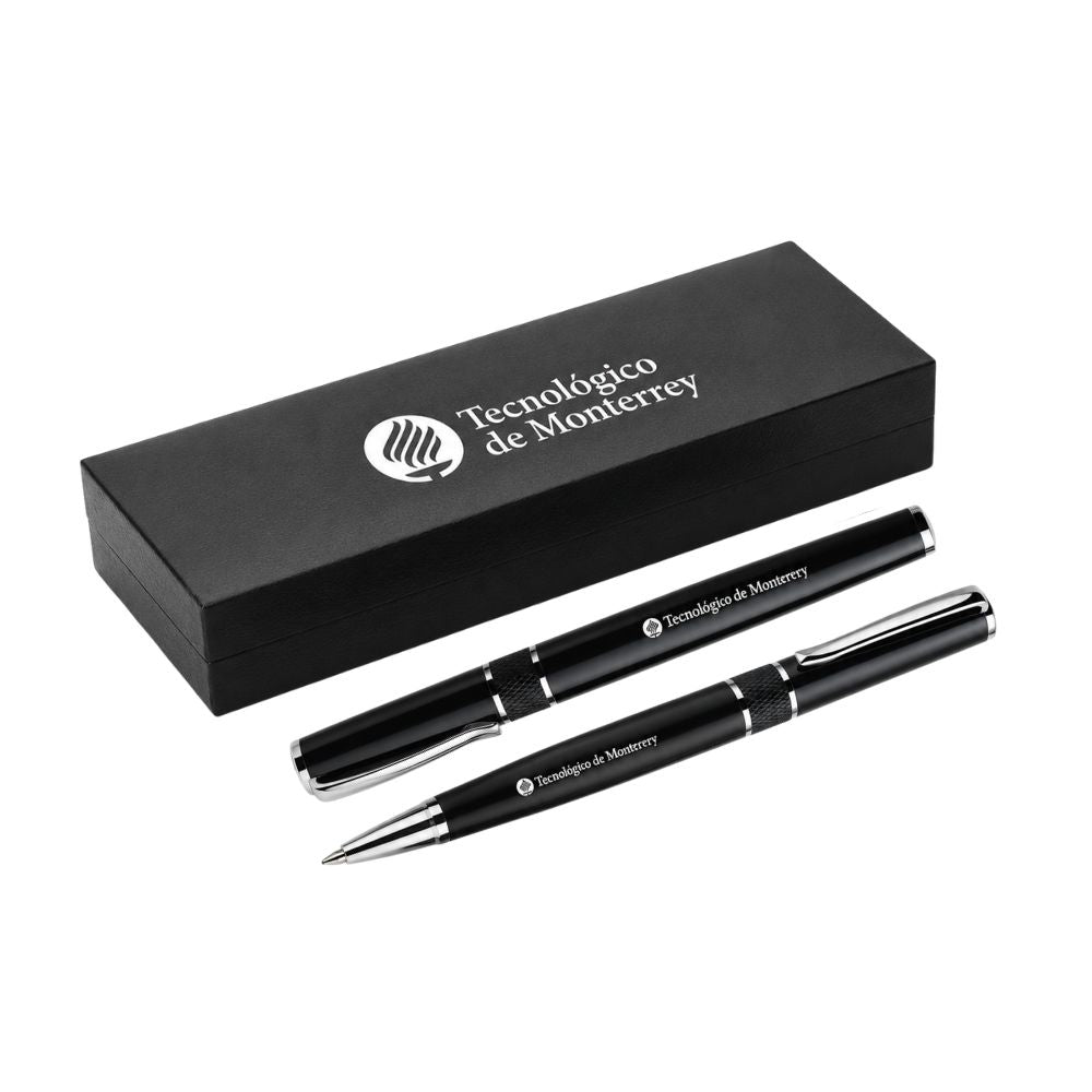 Set Bolígrafos Ravera Tecnológico de Monterrey, Negro