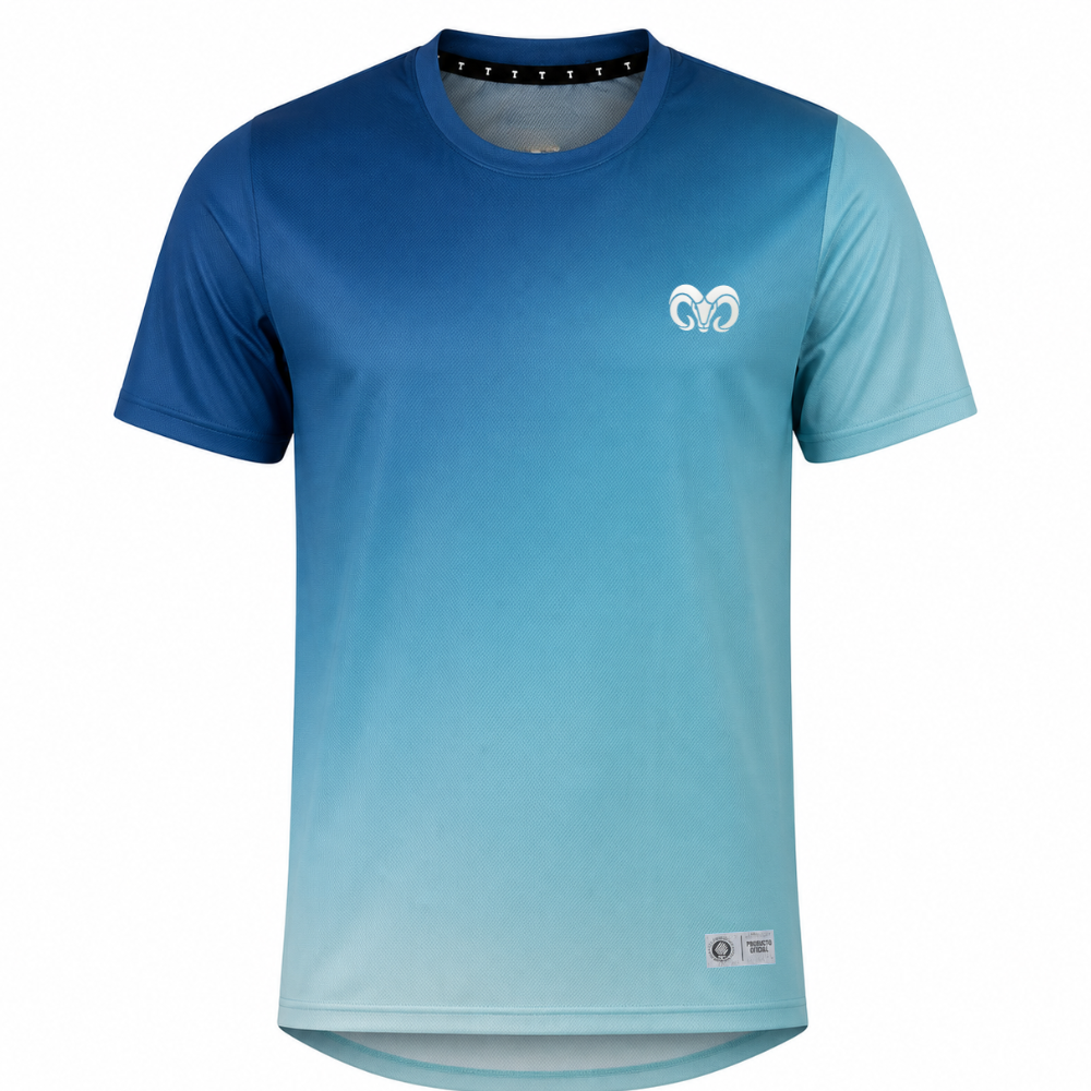 Playera Deportiva Running PRO BORREGOS Unisex, Sky