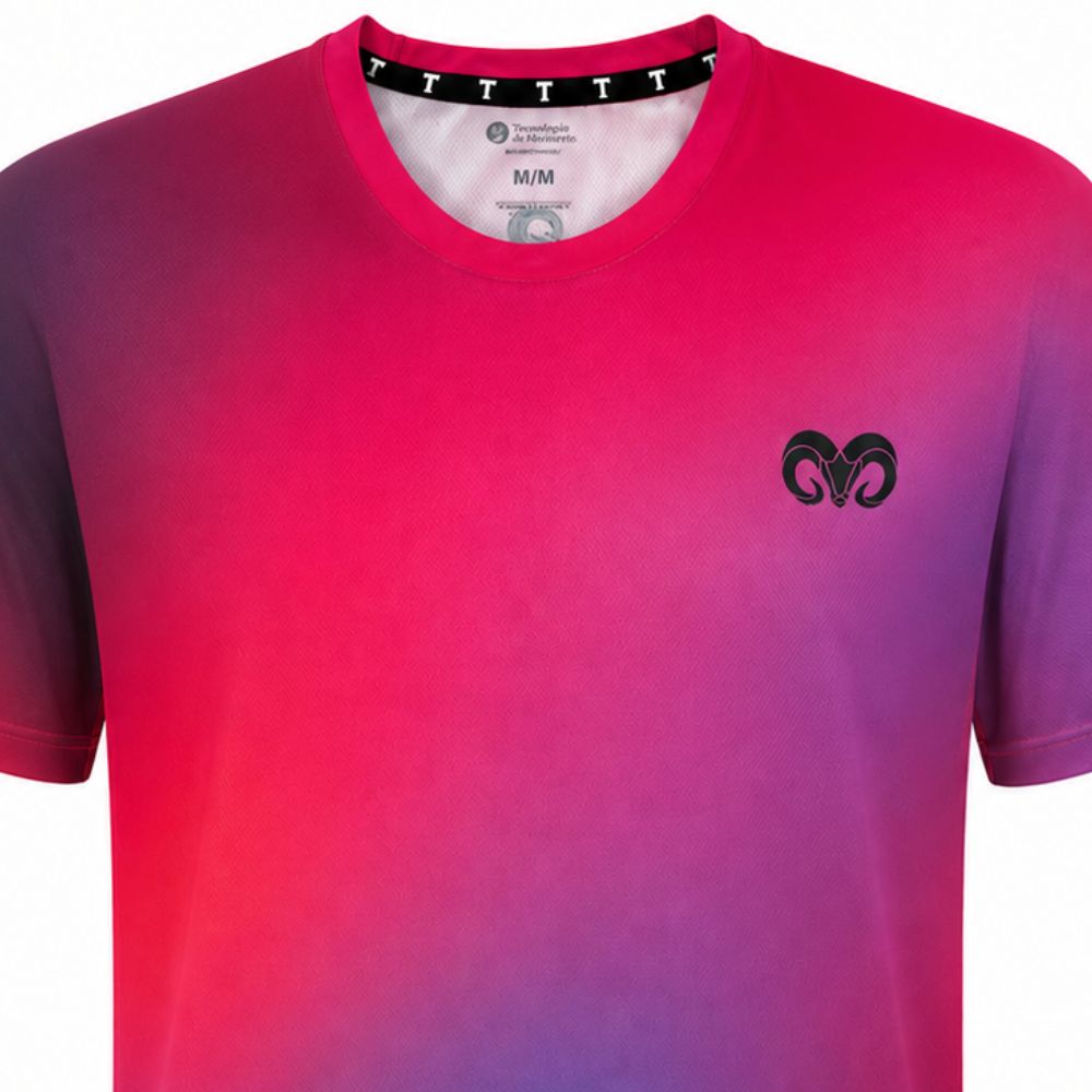 Playera Deportiva Running PRO BORREGOS Violeta, Unisex