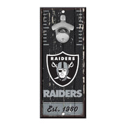 Destapador de botellas de pared NFL Raiders, gris