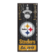 Destapador de botellas de pared NFL Steelers, amarillo
