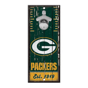 Destapador de botellas de pared NFL Packers, amarillo