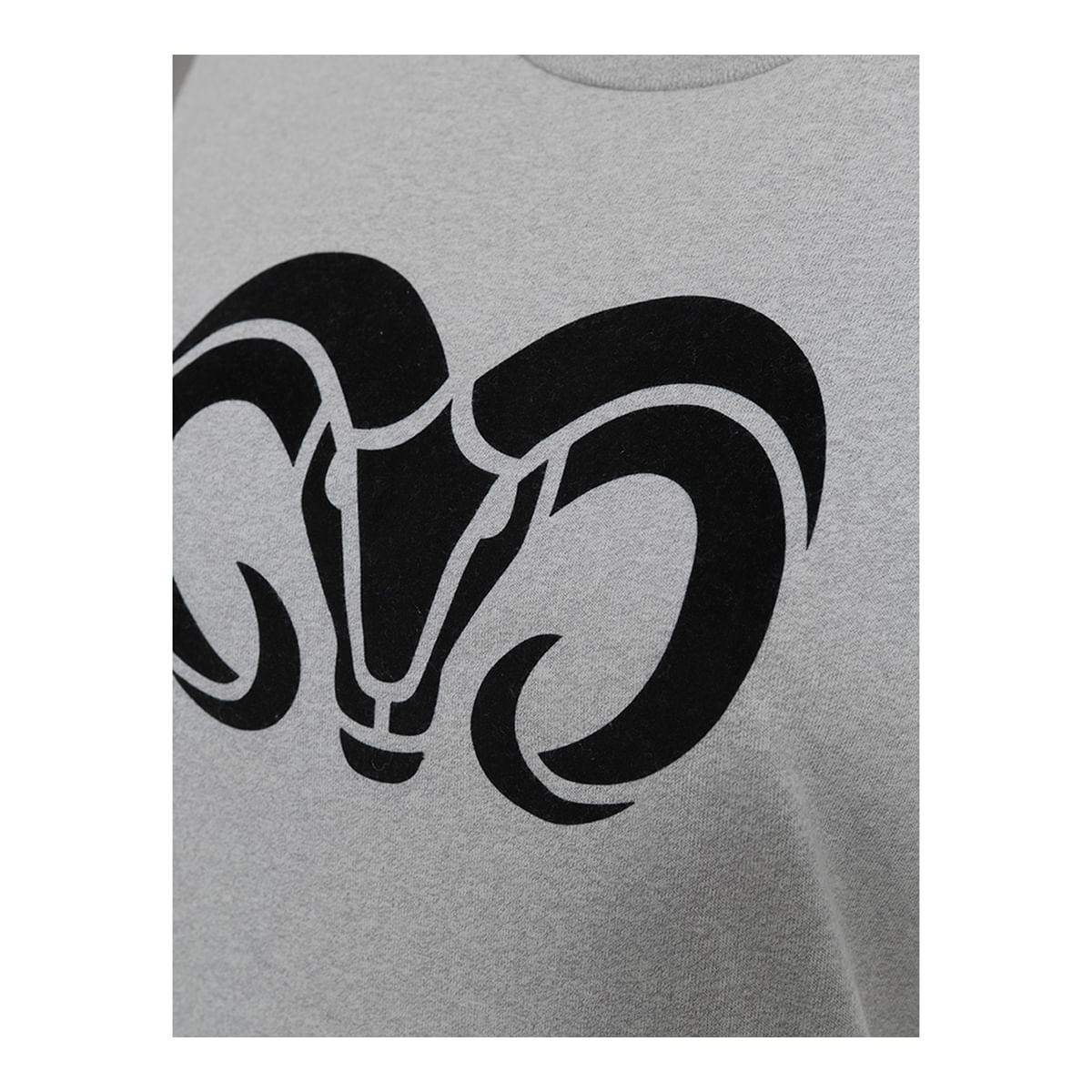 Sudadera logo negro de BORREGOS gris, CF