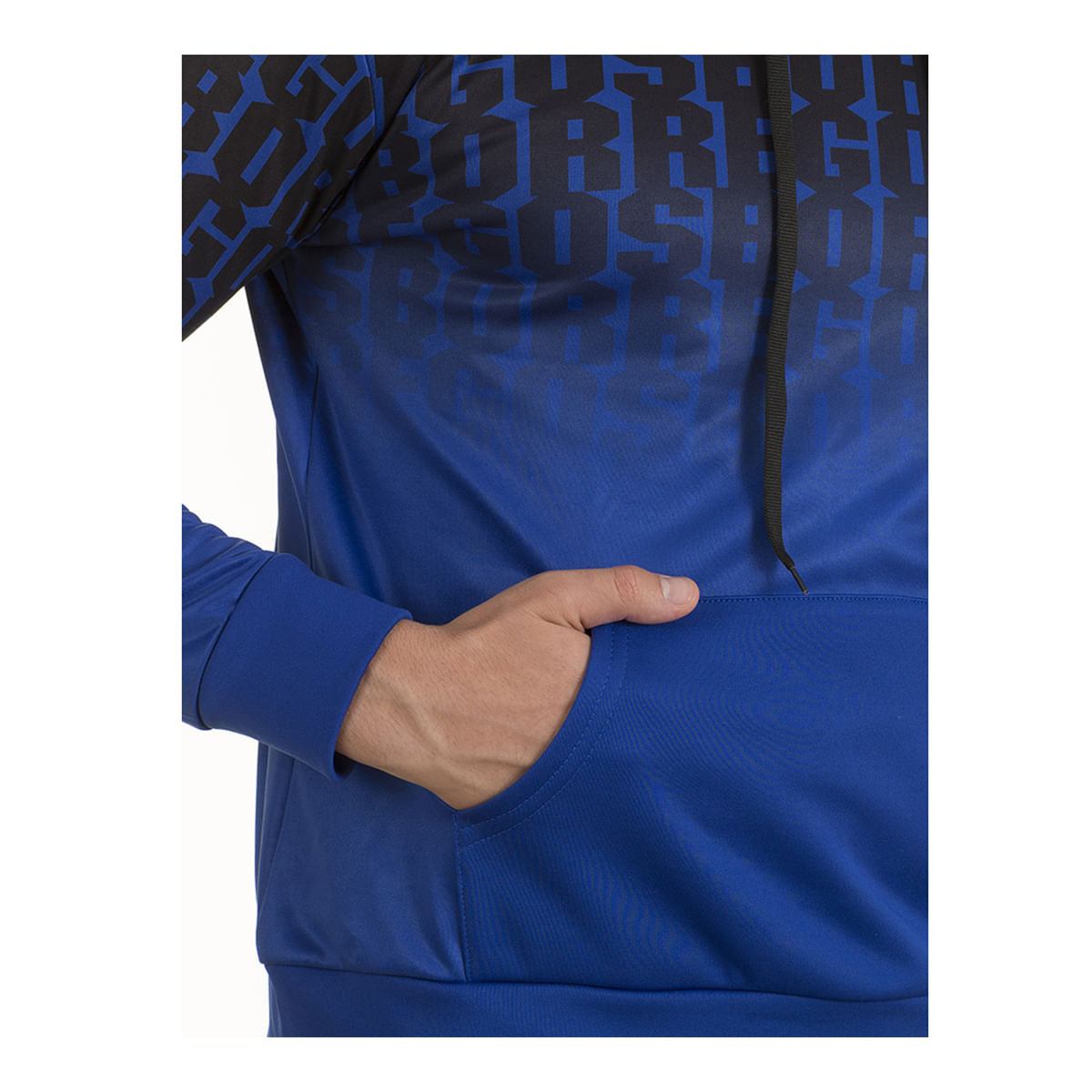 Sudadera BORREGOS azul logo sublimado, unisex