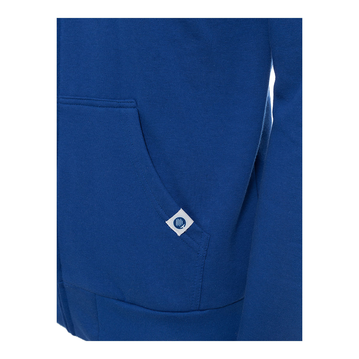 Sudadera Essential TEC azul con zipper, unisex
