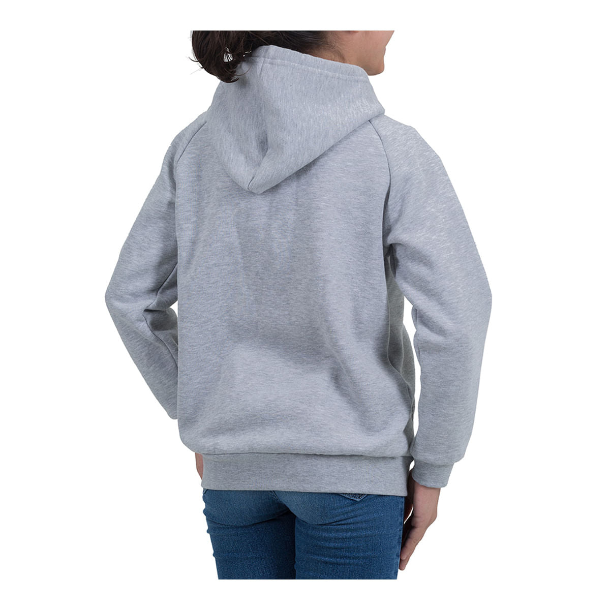 Sudadera Essential TEC gris con zipper, infantil