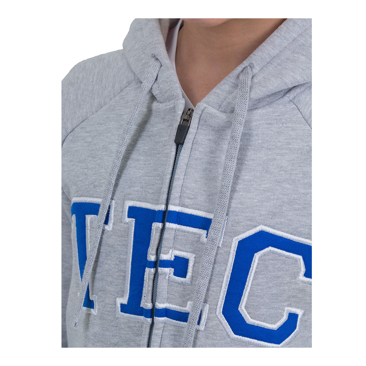 Sudadera Essential TEC gris con zipper, infantil
