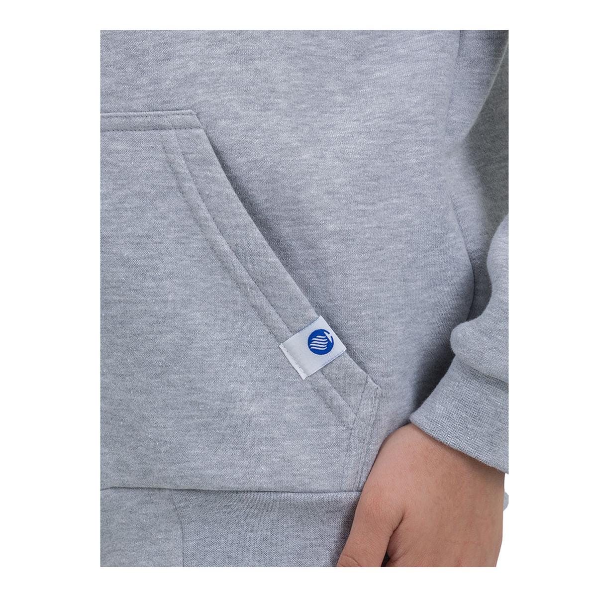 Sudadera Essential TEC gris con zipper, infantil