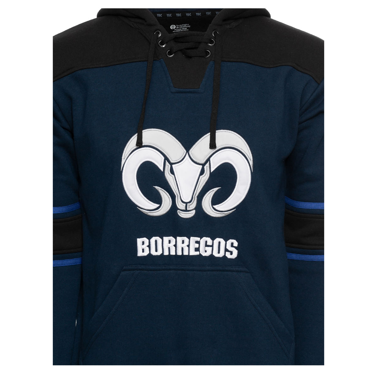 Sudadera Vintage BORREGOS Unisex Azul/Negro
