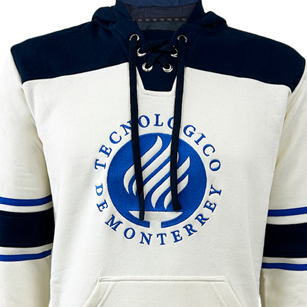 Sudadera Algodón Vintage Antorcha color Hueso, Unisex