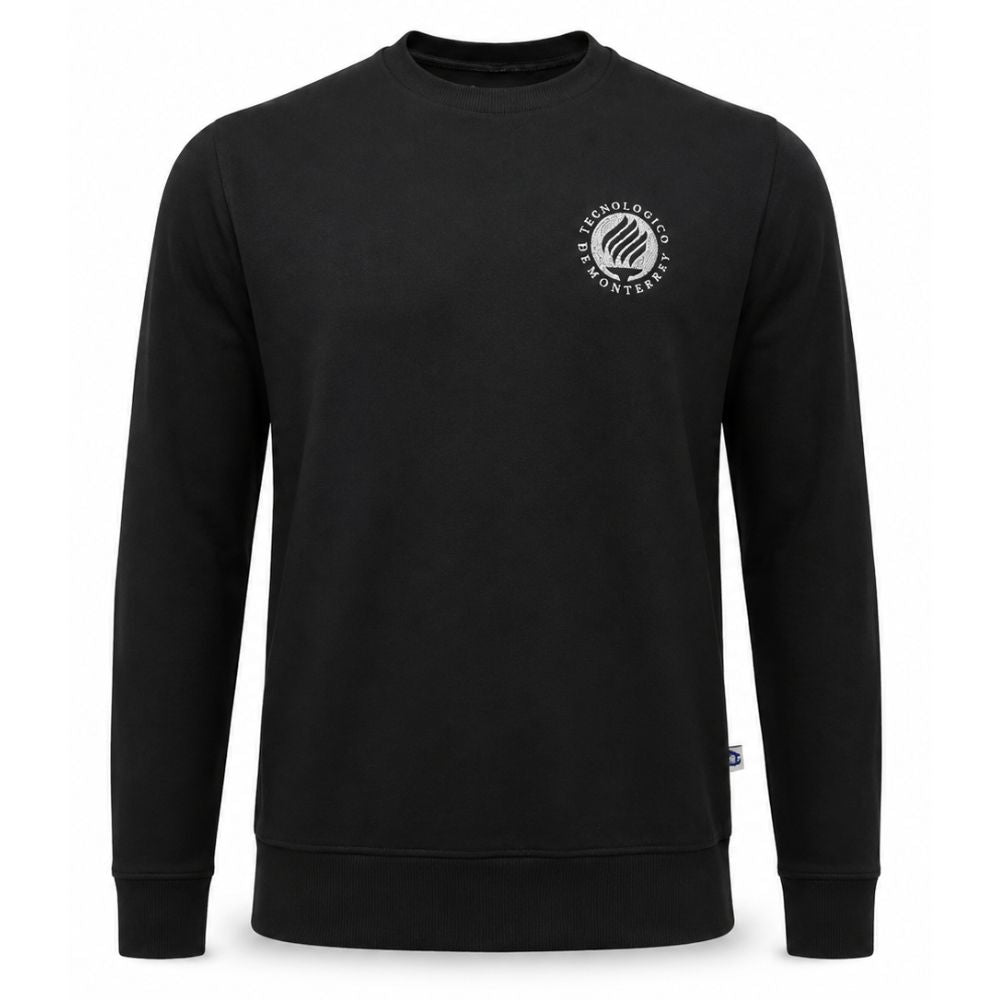 Sudadera Crewneck FLAMA Negro, Unisex