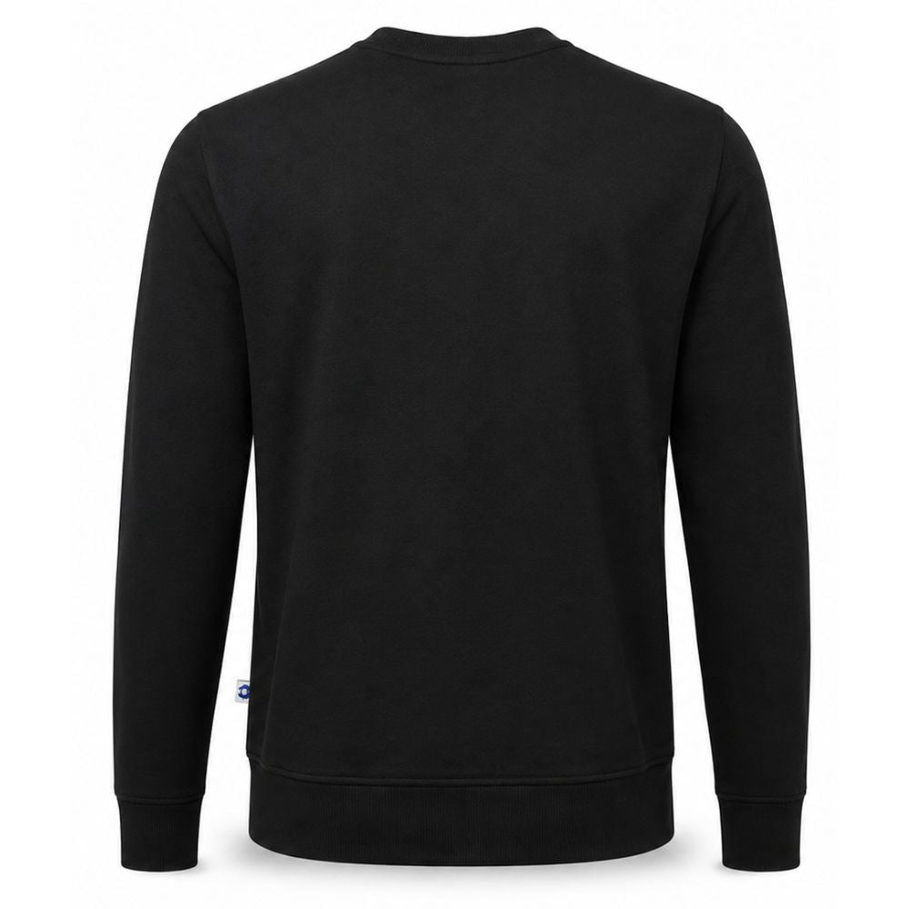 Sudadera Crewneck FLAMA Negro, Unisex