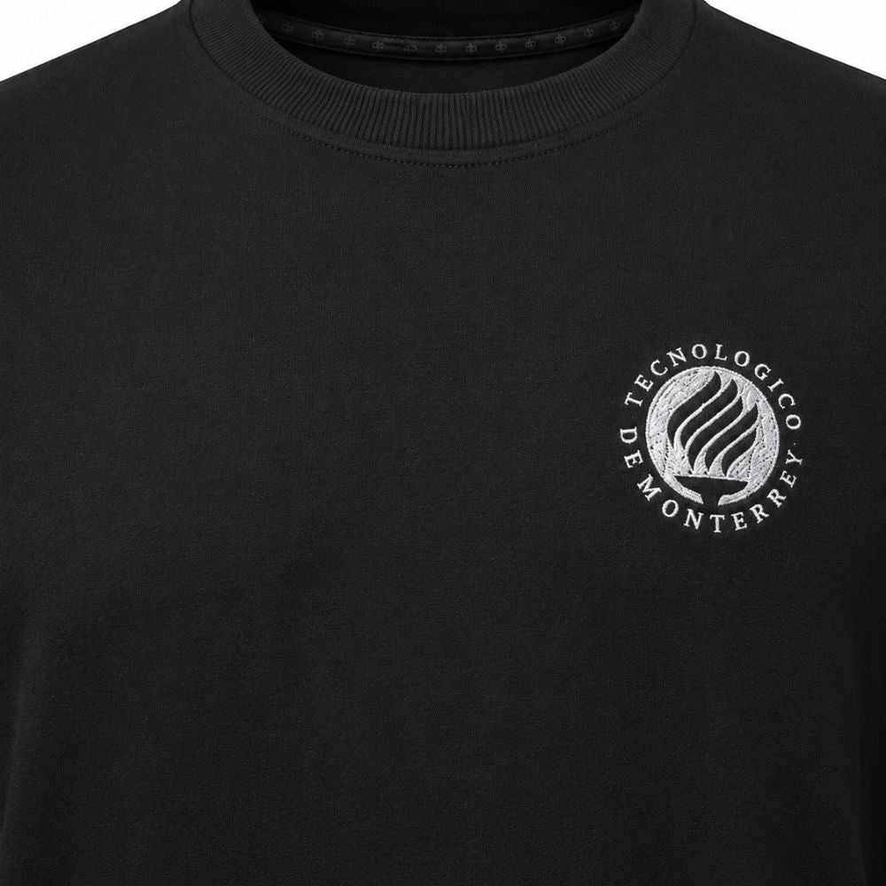 Sudadera Crewneck FLAMA Negro, Unisex