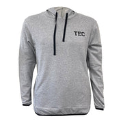 Sudadera TEC Gris con Cierre al Costado, Hombre