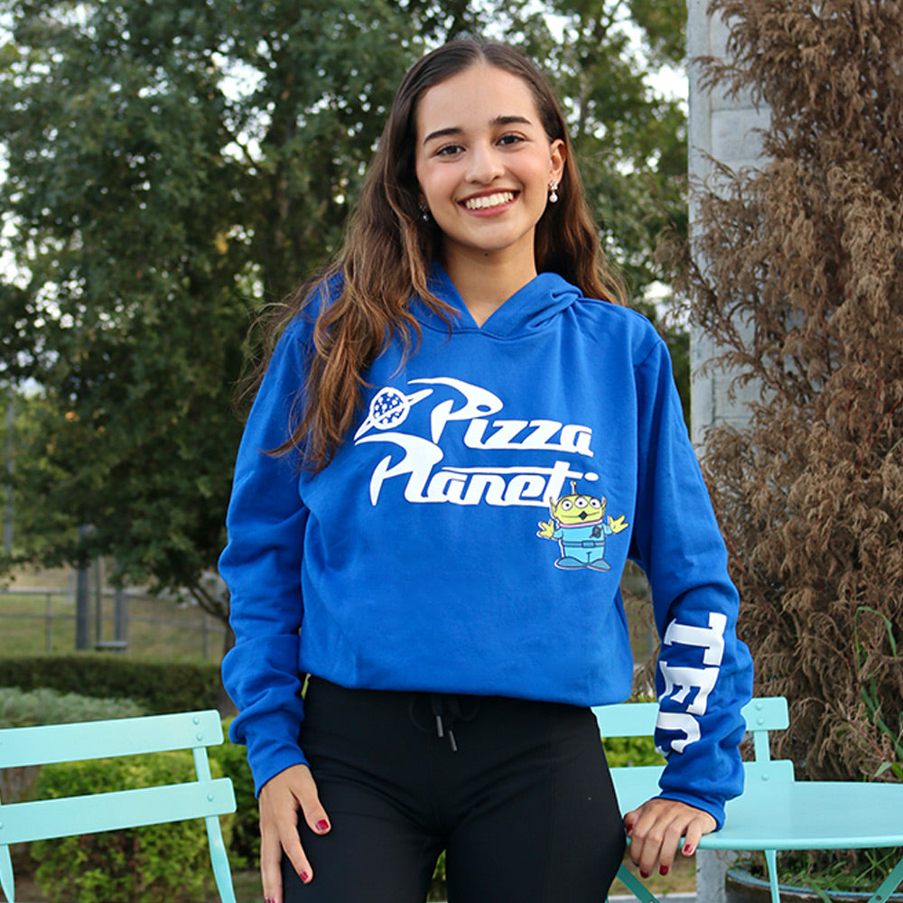 Sudadera Disney Pizza Planet TEC Azul, unisex