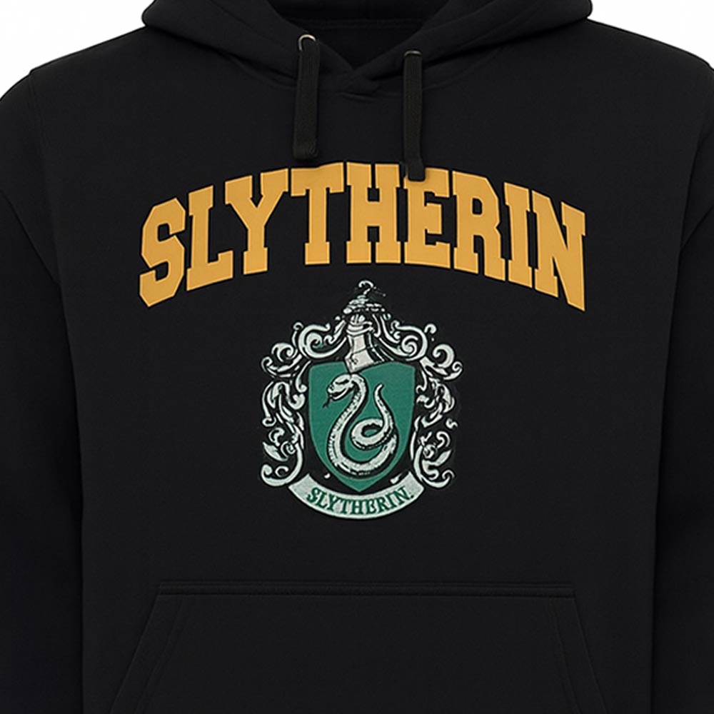 Sudadera Harry Potter Slytherin TEC Unisex, Negro