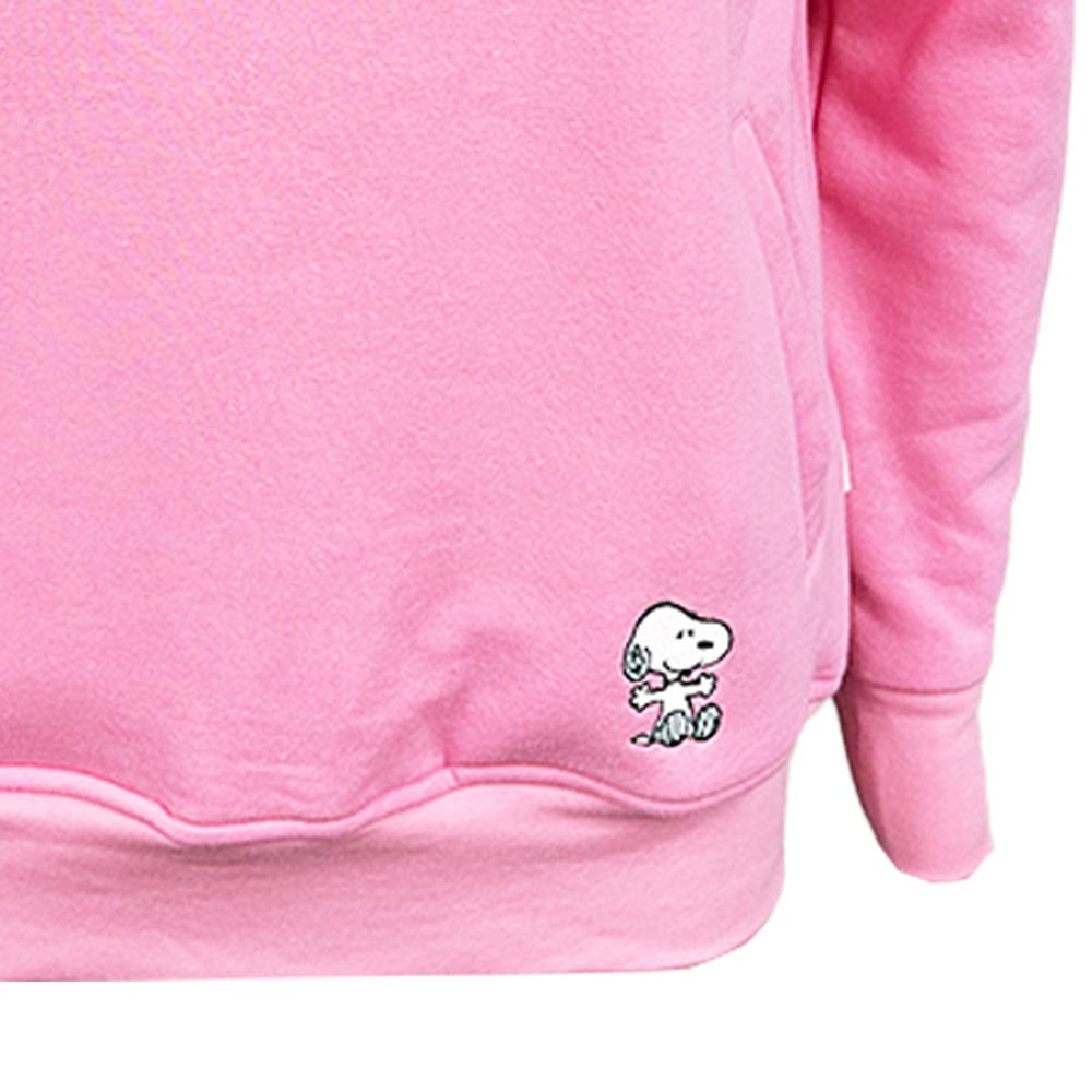 Sudadera Algodón Peanuts Snoopy BTS25 TEC Rosa, Unisex