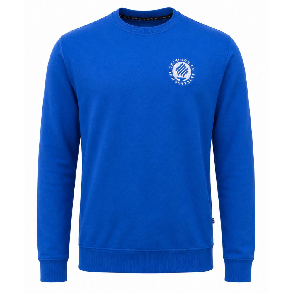Sudadera Crewneck FLAMA Azul Rey, Unisex