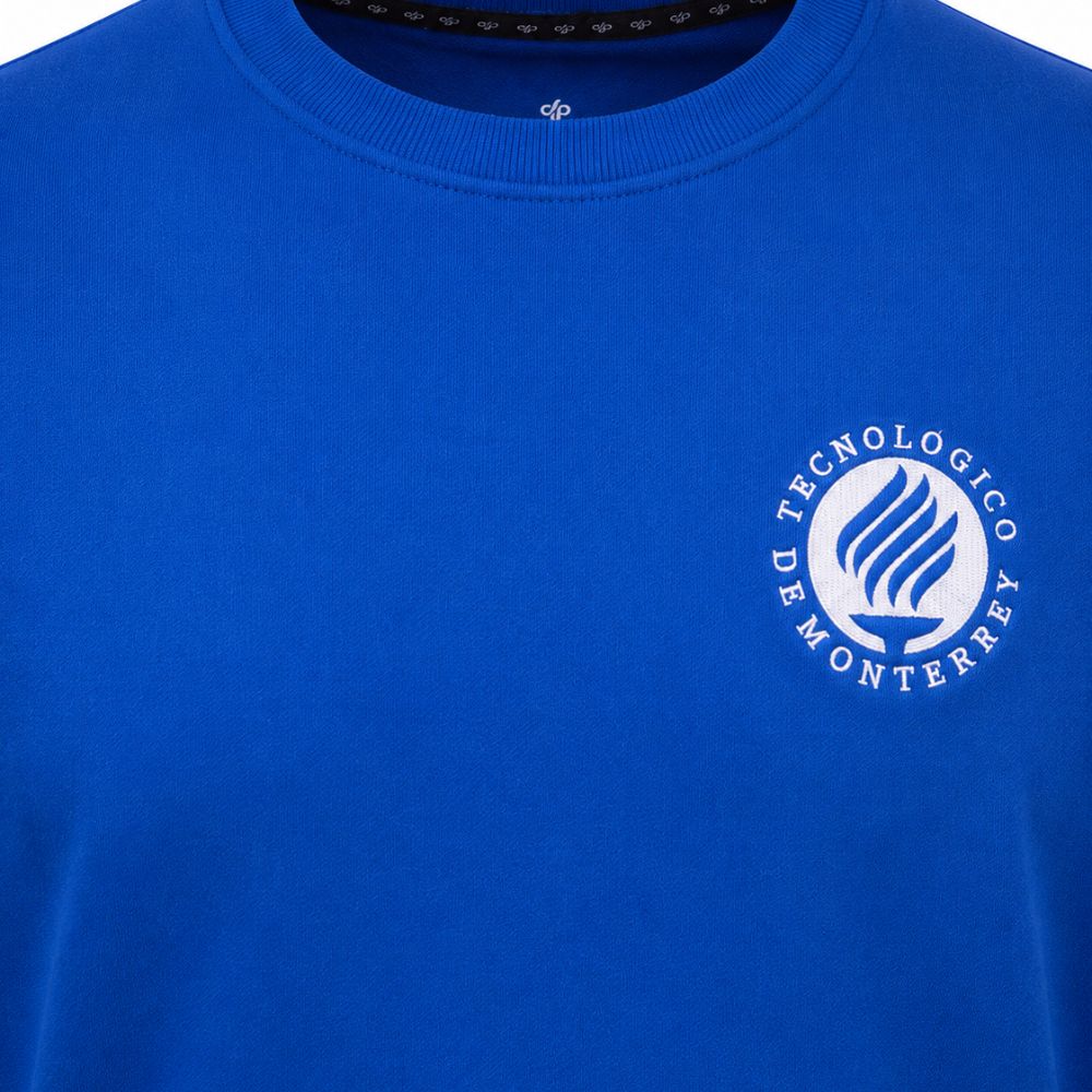 Sudadera Crewneck FLAMA Azul Rey, Unisex