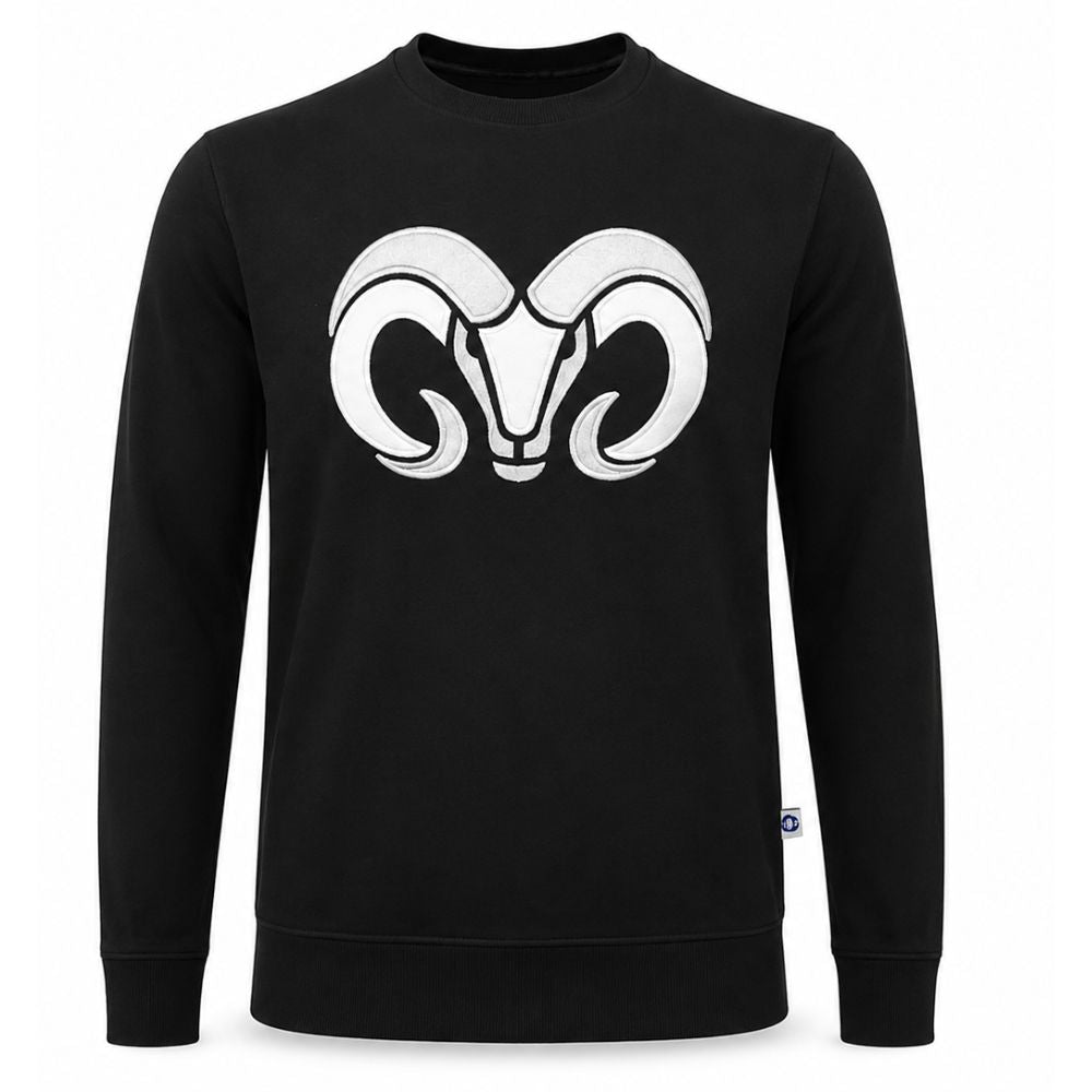 Sudadera Crewneck BORREGOS Negro, Unisex