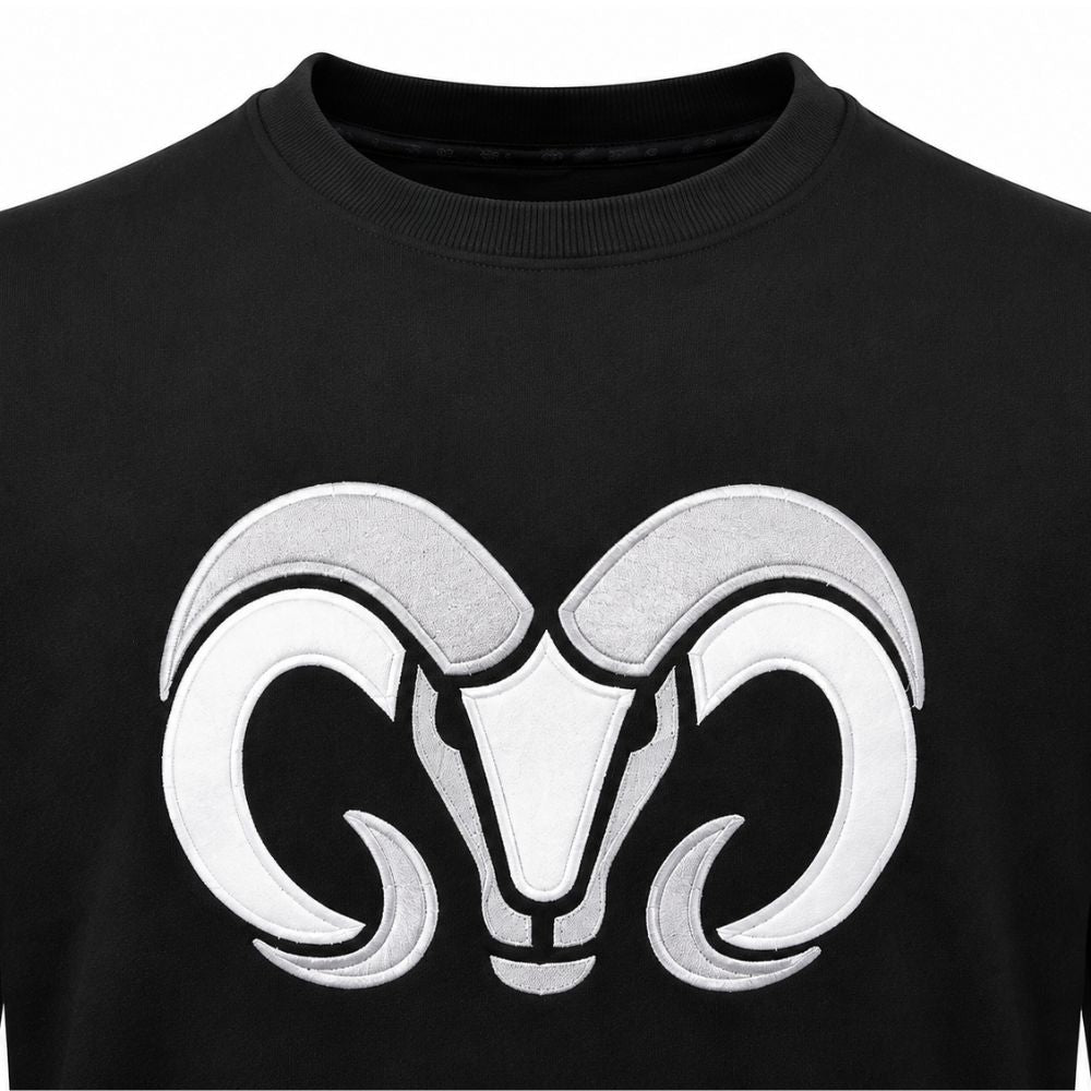 Sudadera Crewneck BORREGOS Negro, Unisex