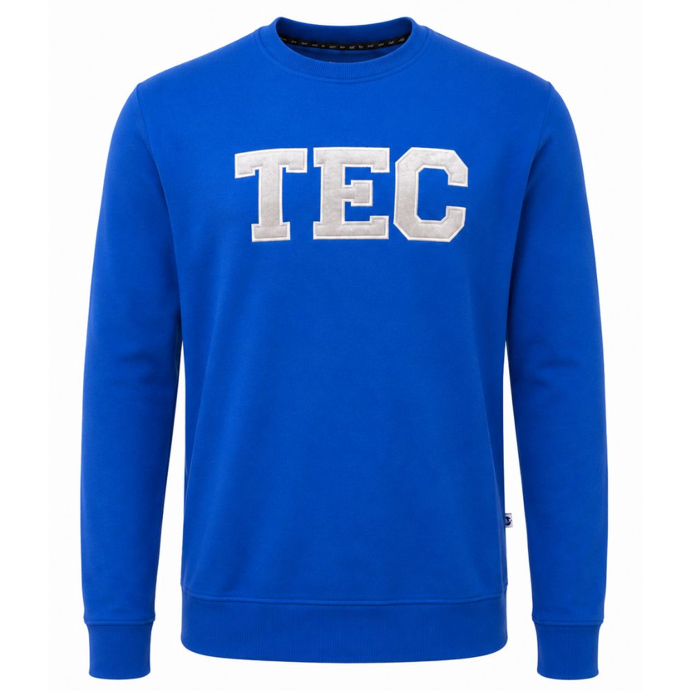 Sudadera Crewneck TEC, Azul Rey, Unisex