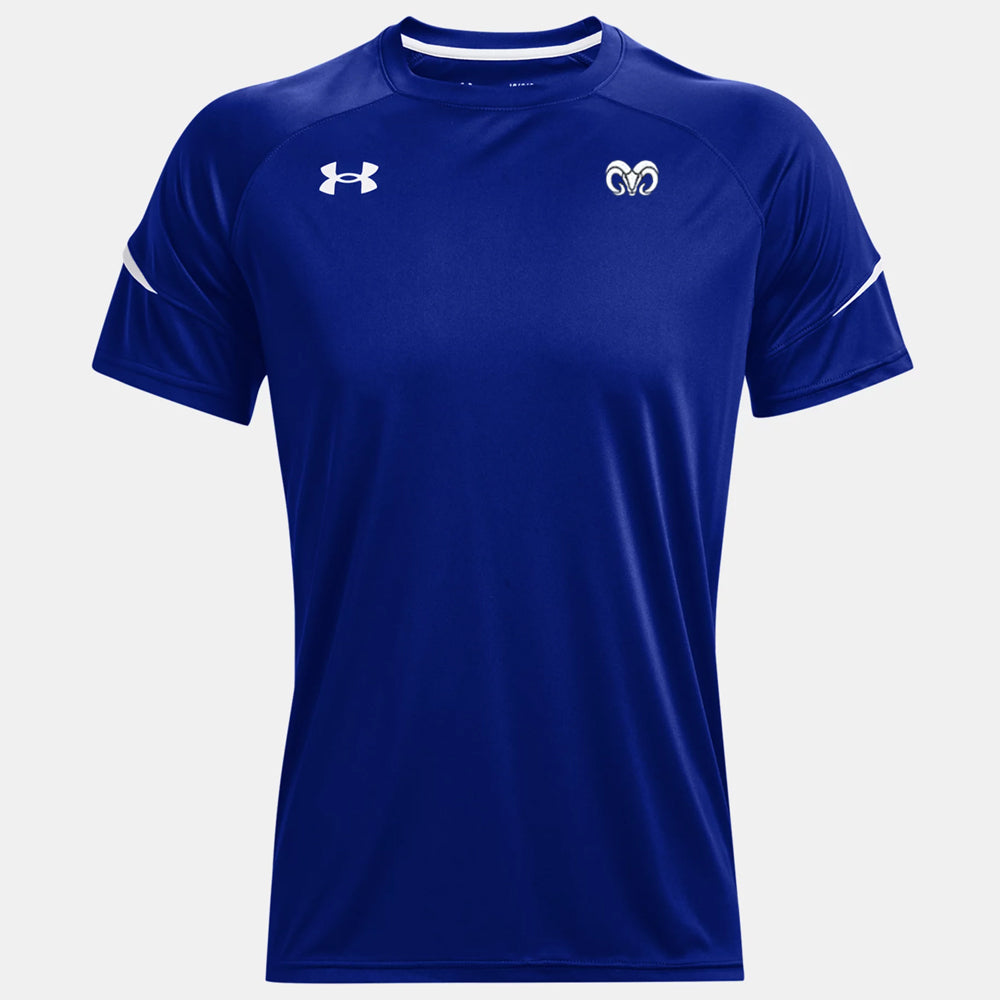 Playera Deportiva Under Armour Borregos Hombre - Azul