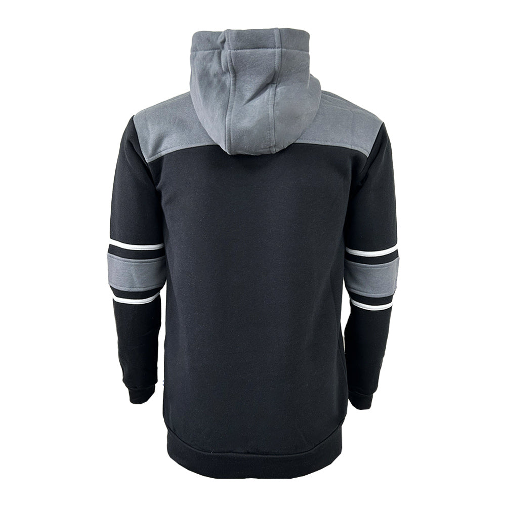 Sudadera Algodón Vintage TEC Negro/Gris, Unisex