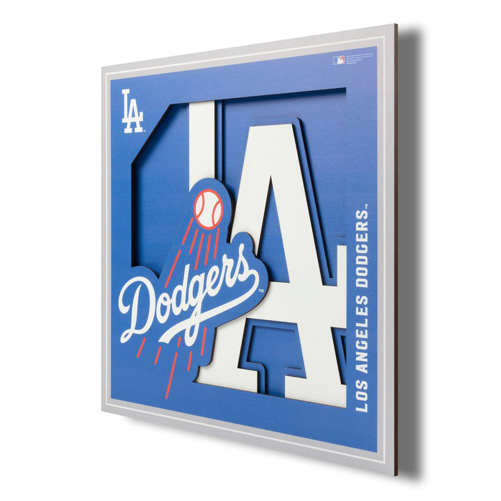 Cuadro decorativo en capas MLB Dodgers, azul