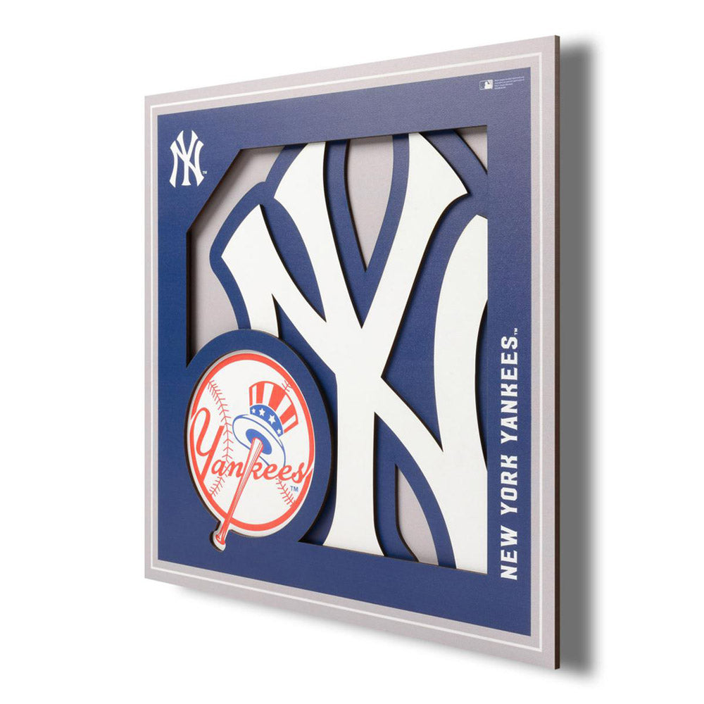 Cuadro decorativo en capas MLB Yankees, azul marino