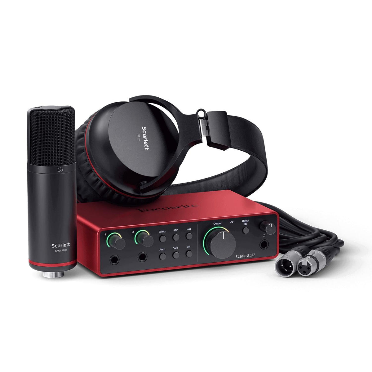 Paquete para Grabación SCARLETT 2I2 STUDIO 4G FOCUSRITE