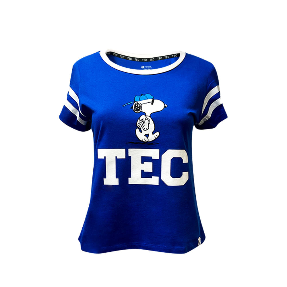Playera Casual Snoopy TEC Azul, CF