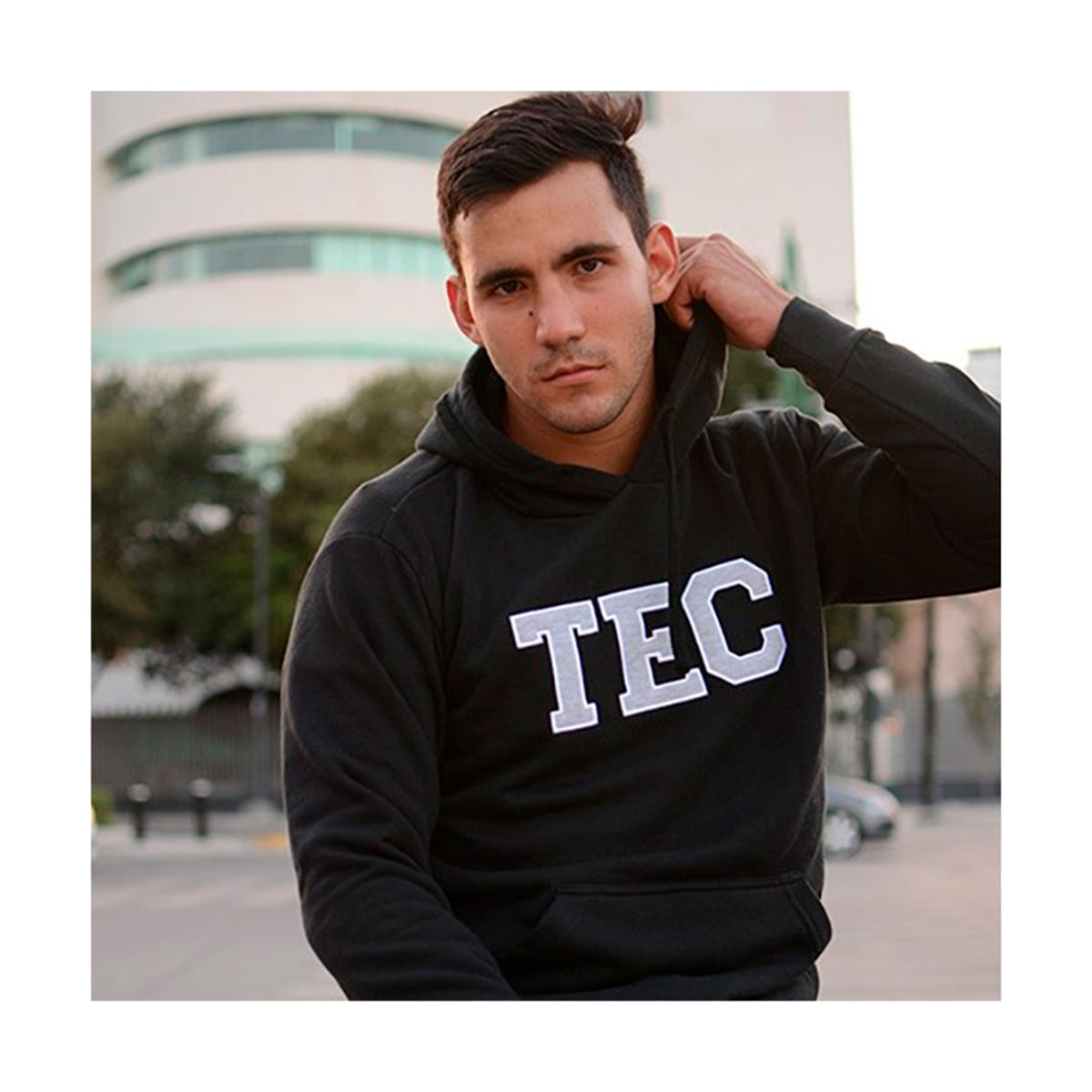 Sudadera Essential TEC negro, unisex