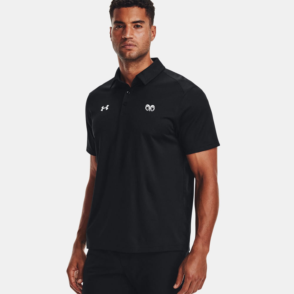 Playera Polo Under Armour Borregos Hombre - Negro