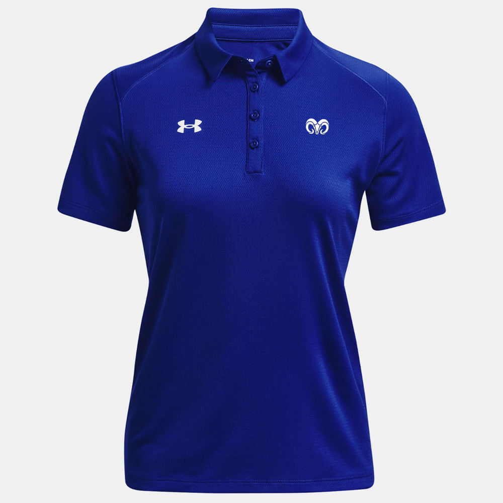 Playera Polo Under Armour Borregos CF - Azul