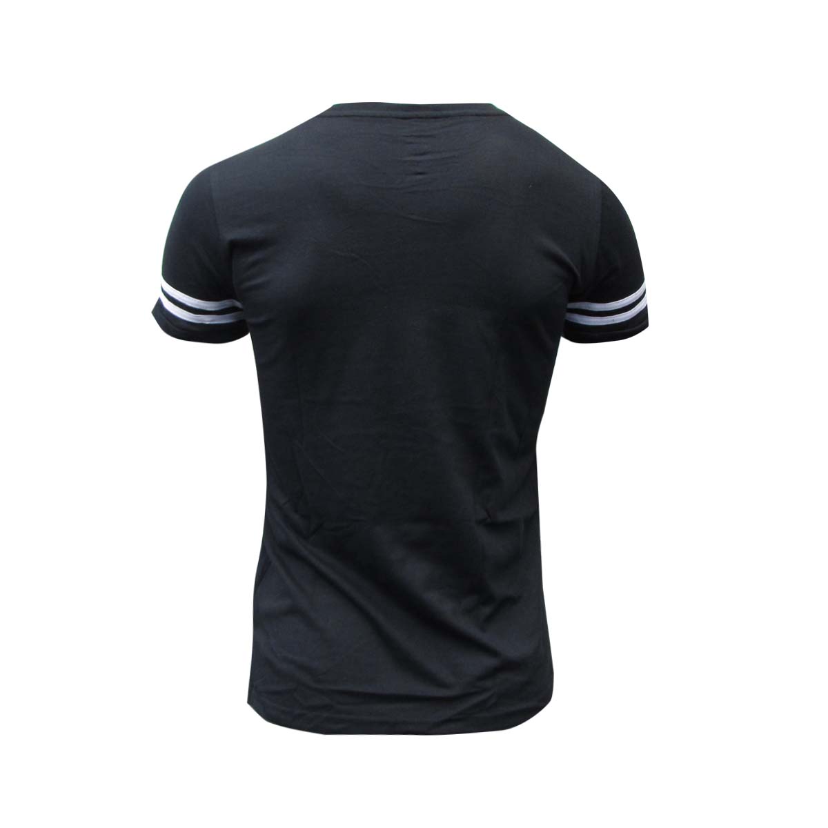 Playera Casual Borregos Doble Línea - Negro, Hombre