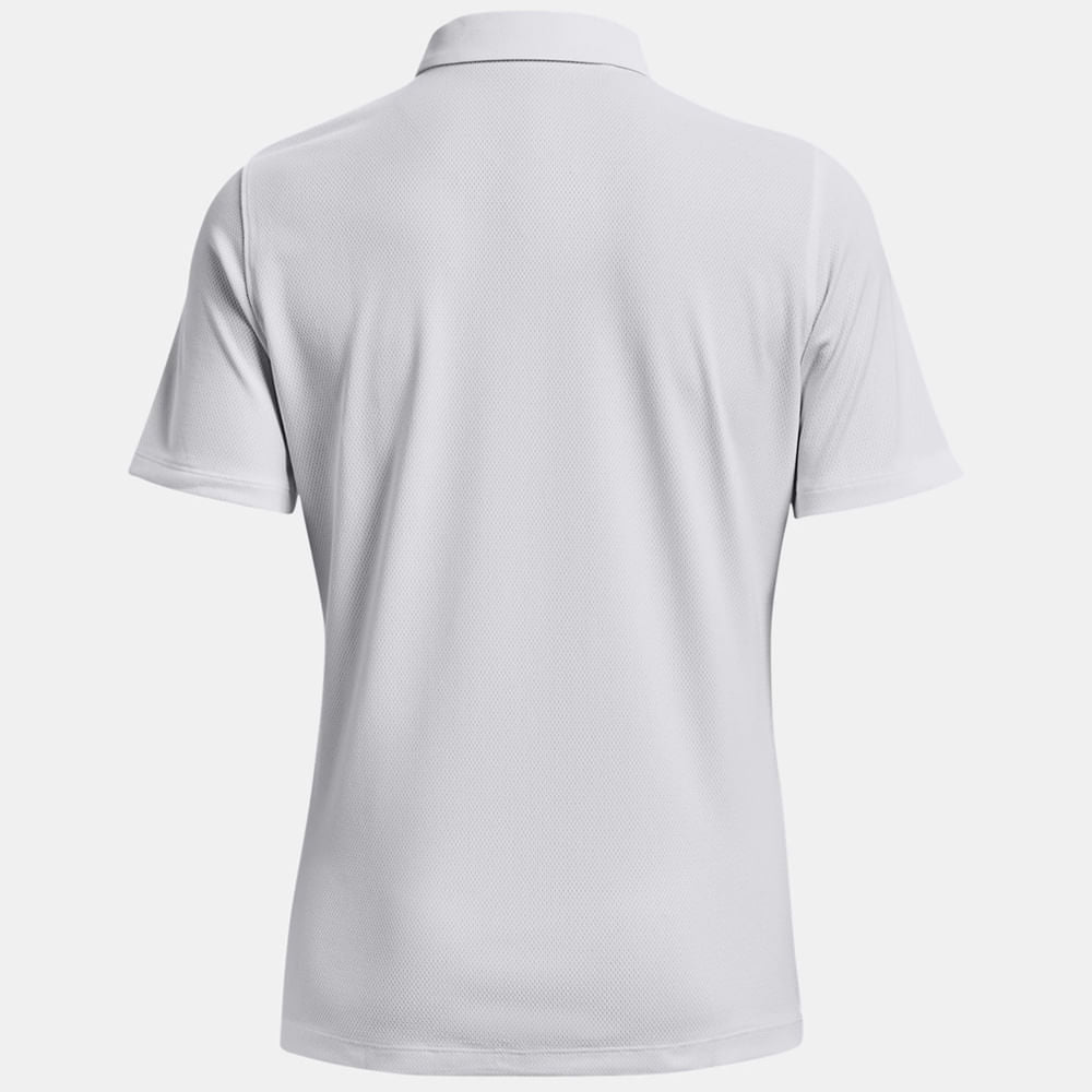 Playera Polo Under Armour Borregos CF - Blanco