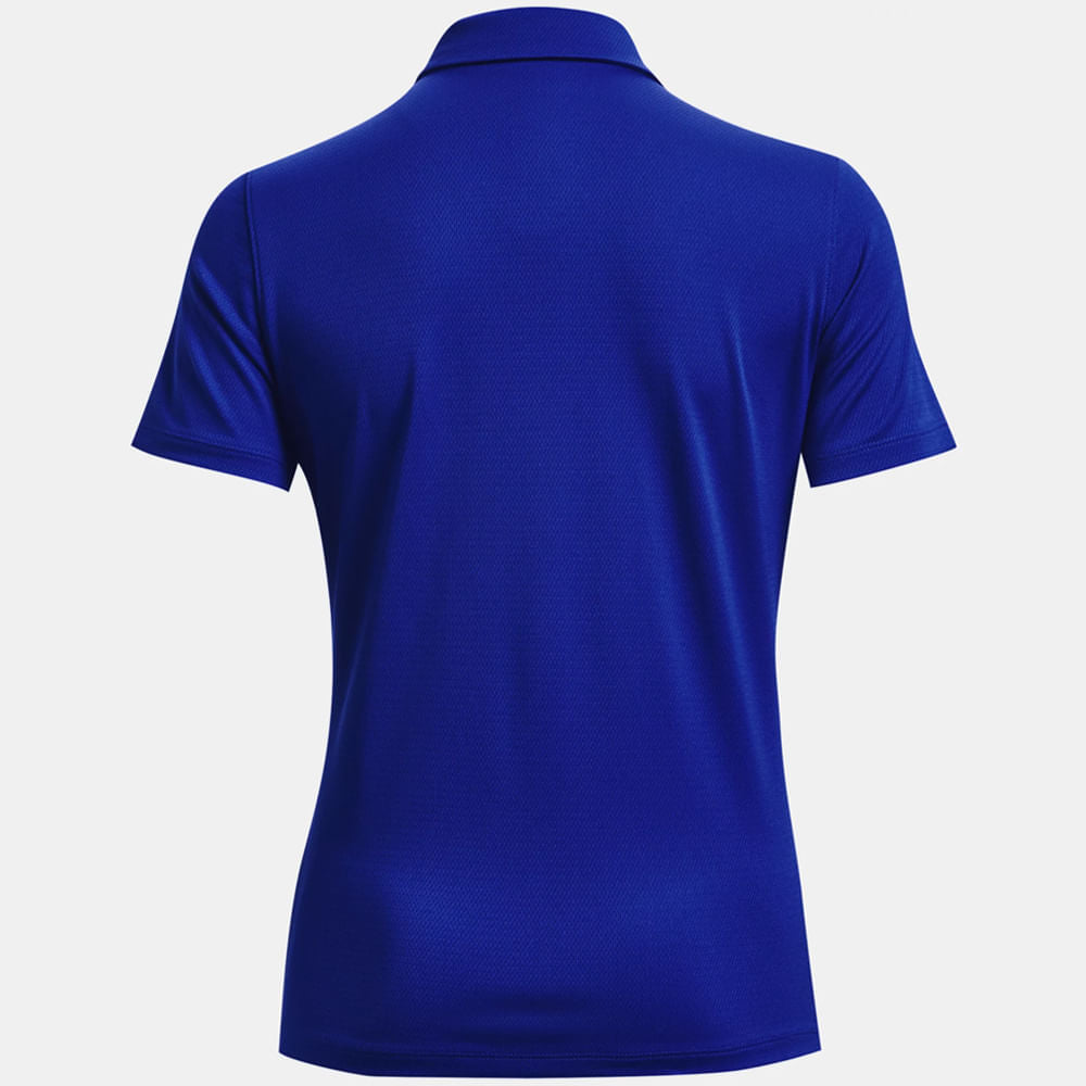 Playera Polo Under Armour Borregos CF - Azul